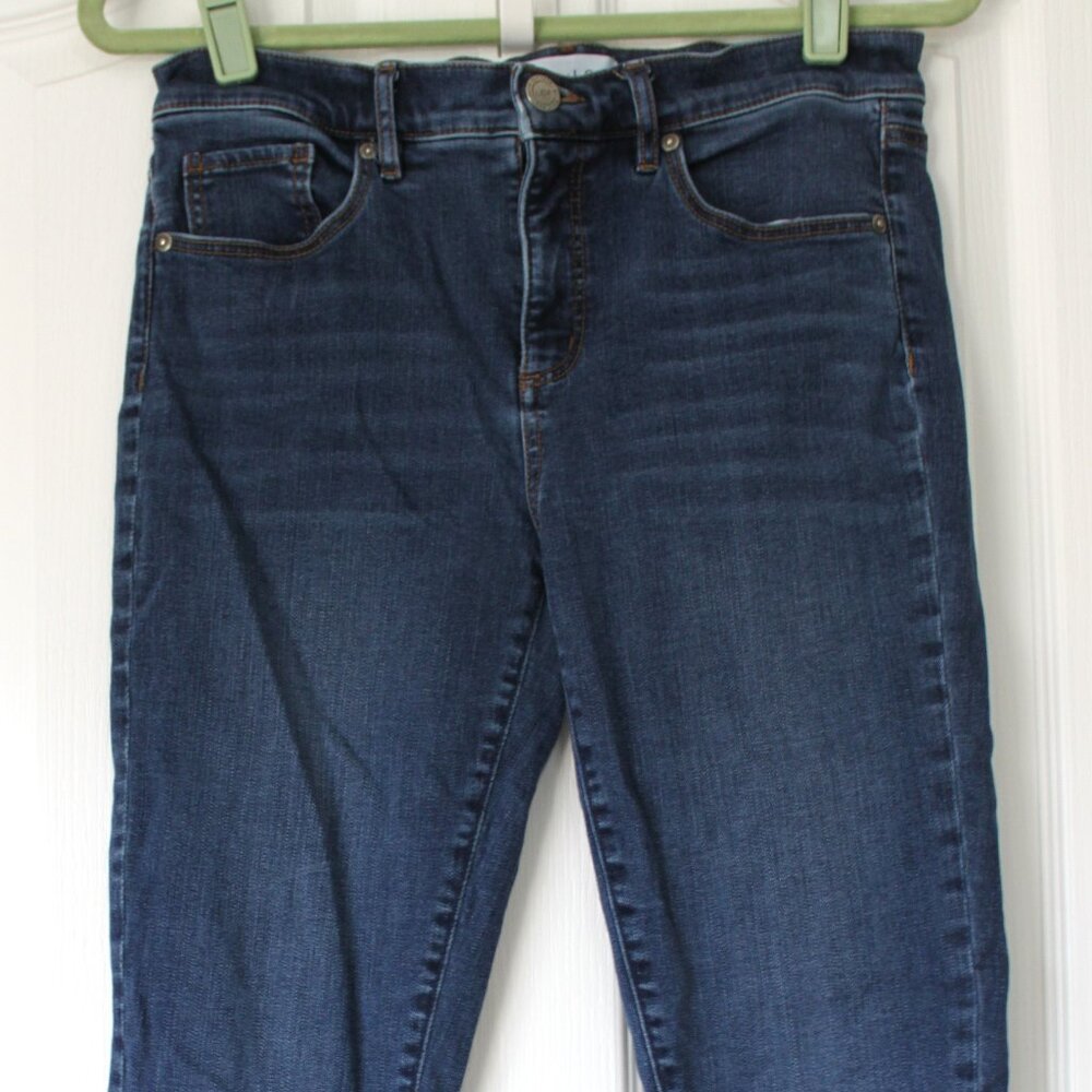 NWOT LOFT Modern Skinny Jeans - Curvy Fit Indigo Denim - 29/8